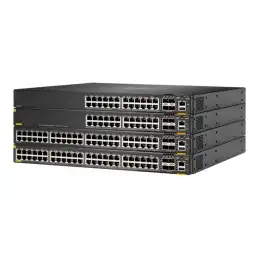 HPE Aruba 6300F - Commutateur - C3 - Géré - 48 x 10 - 100 - 1000 (PoE+) + 4 x 50 Gigabit Ethernet SFP56 -... (JL665AABB)_1